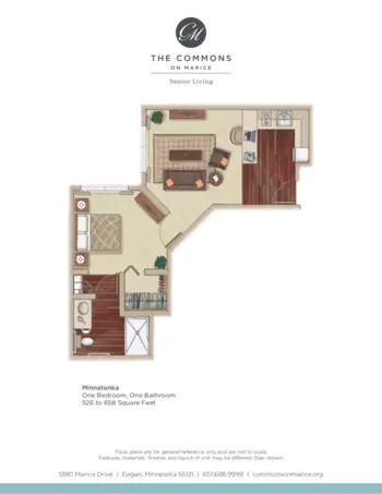 Floorplan of The Commons on Marice, Assisted Living, Memory Care, Eagan, MN 7
