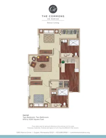 Floorplan of The Commons on Marice, Assisted Living, Memory Care, Eagan, MN 9