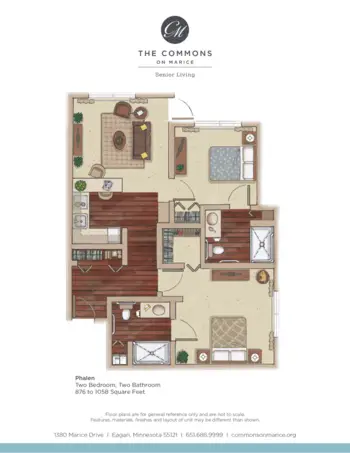 Floorplan of The Commons on Marice, Assisted Living, Memory Care, Eagan, MN 11