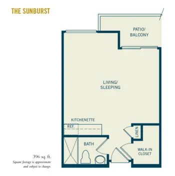 Floorplan of The Groves of Tustin, Assisted Living, Tustin, CA 3
