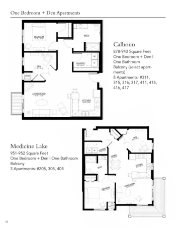 Floorplan of The Waters of Plymouth, Assisted Living, Memory Care, Plymouth, MN 6