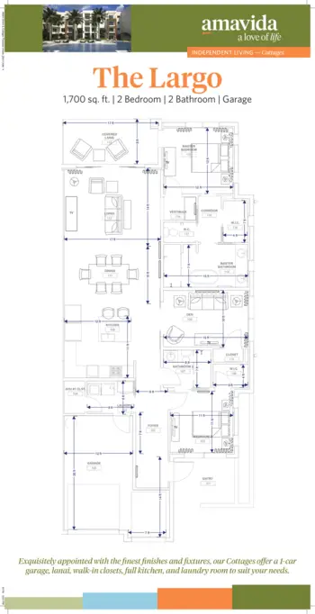 Floorplan of Amavida Senior Living, Assisted Living, Fort Myers, FL 7