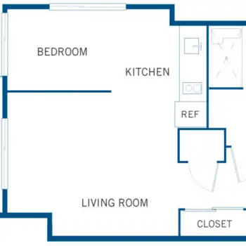 Floorplan of Andara Senior Living, Assisted Living, Scottsdale, AZ 1