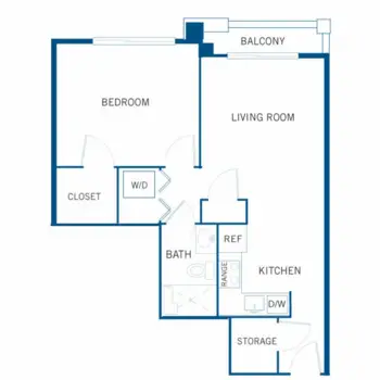 Floorplan of Andara Senior Living, Assisted Living, Scottsdale, AZ 5