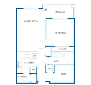 Floorplan of Andara Senior Living, Assisted Living, Scottsdale, AZ 10