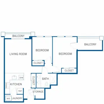 Floorplan of Andara Senior Living, Assisted Living, Scottsdale, AZ 13