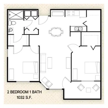 Floorplan of Arbor Oaks Senior Living, Assisted Living, Memory Care, Andover, MN 5