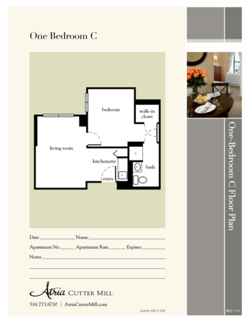 Floorplan of Atria Cutter Mill, Assisted Living, Great Neck, NY 3