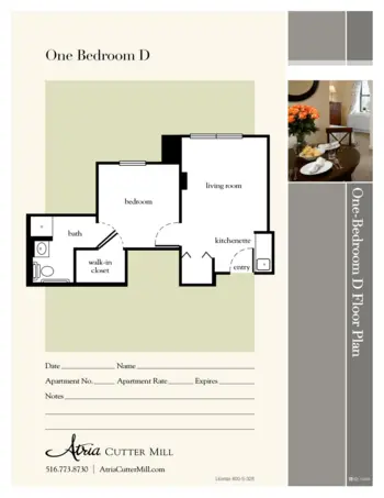 Floorplan of Atria Cutter Mill, Assisted Living, Great Neck, NY 4