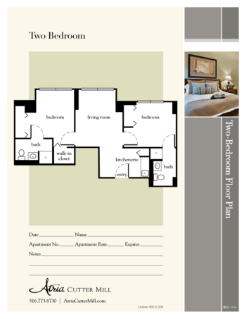 Floorplan of Atria Cutter Mill, Assisted Living, Great Neck, NY 5