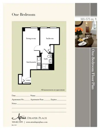 Floorplan of Atria Draper Place, Assisted Living, Hopedale, MA 2