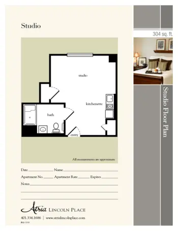 Floorplan of Atria Lincoln Place, Assisted Living, Memory Care, Lincoln, RI 1