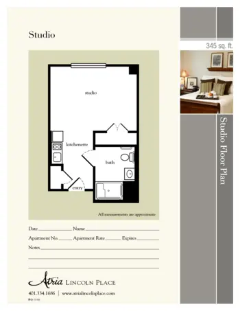 Floorplan of Atria Lincoln Place, Assisted Living, Memory Care, Lincoln, RI 2