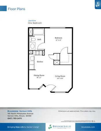 Floorplan of Brookdale Vernon Hills, Assisted Living, Vernon Hills, IL 3