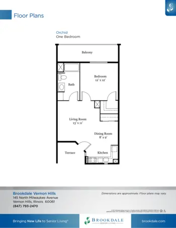 Floorplan of Brookdale Vernon Hills, Assisted Living, Vernon Hills, IL 5