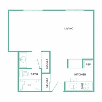 Floorplan of Cadence Living - Millbrae, Assisted Living, Millbrae, CA 1