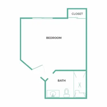 Floorplan of Cadence Living - Millbrae, Assisted Living, Millbrae, CA 5