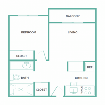 Floorplan of Cadence Living - Millbrae, Assisted Living, Millbrae, CA 7
