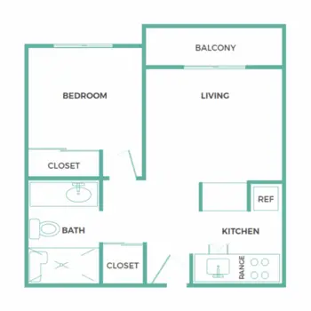 Floorplan of Cadence Living - Millbrae, Assisted Living, Millbrae, CA 7