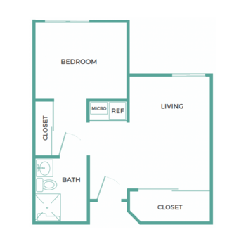 Floorplan of Cadence Living - Millbrae, Assisted Living, Millbrae, CA 9