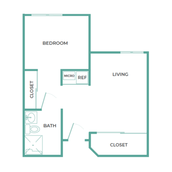 Floorplan of Cadence Living - Millbrae, Assisted Living, Millbrae, CA 10