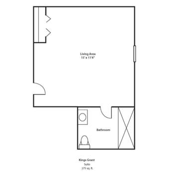 Floorplan of Commonwealth Senior Living at King's Grant House, Assisted Living, Memory Care, Va Beach, VA 2