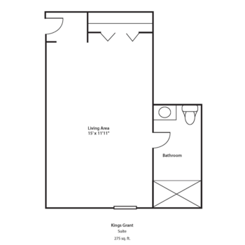 Floorplan of Commonwealth Senior Living at King's Grant House, Assisted Living, Memory Care, Va Beach, VA 4