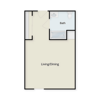 Floorplan of Commonwealth Senior Living at the West End, Assisted Living, Memory Care, Richmond, VA 2