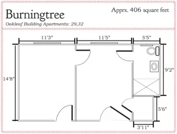 Floorplan of Country Cottage - Huntsville, Assisted Living, Huntsville, AL 4