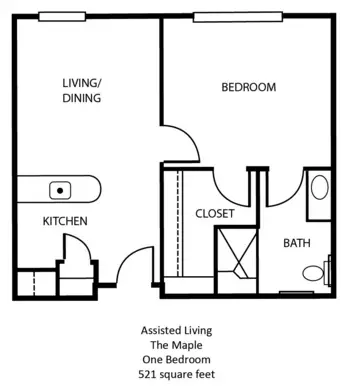 Floorplan of Crescent Place, Assisted Living, Memory Care, Cedar Hill, TX 2