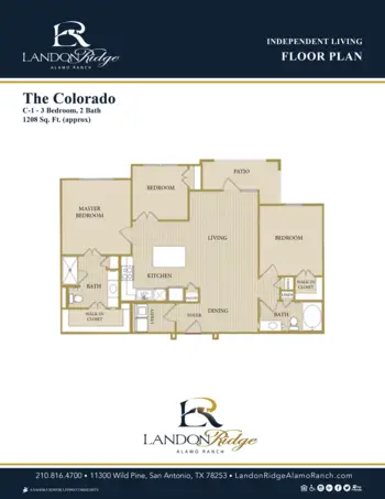 Floorplan of Landon Ridge - Alamo Ranch, Assisted Living, San Antonio, TX 3