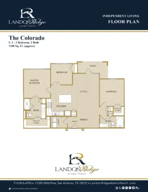 Floorplan of Landon Ridge - Alamo Ranch, Assisted Living, San Antonio, TX 4