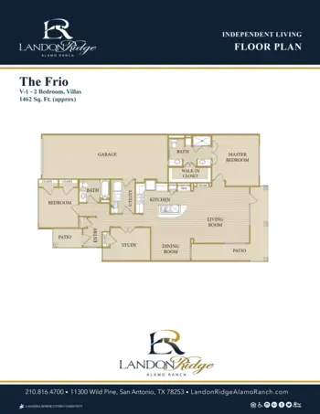 Floorplan of Landon Ridge - Alamo Ranch, Assisted Living, San Antonio, TX 7