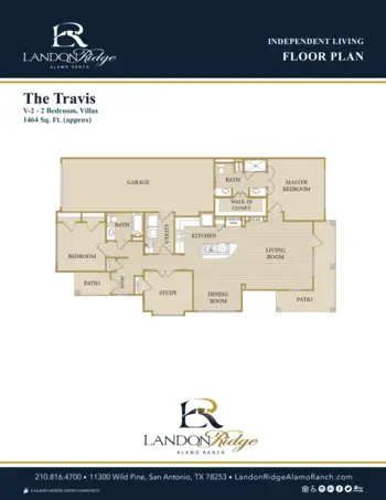 Floorplan of Landon Ridge - Alamo Ranch, Assisted Living, San Antonio, TX 9
