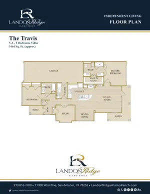 Floorplan of Landon Ridge - Alamo Ranch, Assisted Living, San Antonio, TX 10