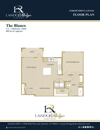 Floorplan of Landon Ridge - Alamo Ranch, Assisted Living, San Antonio, TX 17