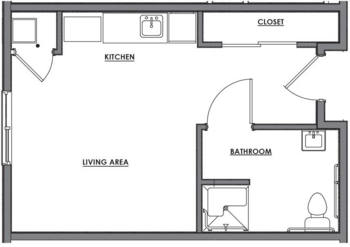 Floorplan of Legacy House of Spanish Fork, Assisted Living, Spanish Fork, UT 1