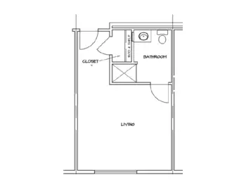 Floorplan of Oxbow Living Center, Assisted Living, Memory Care, Ashland, NE 2
