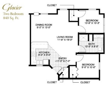 Floorplan of Park Terrace Assisted Living, Assisted Living, Memory Care, Buffalo, MN 1