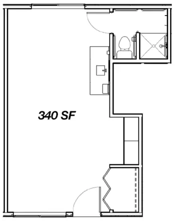 Floorplan of Paseo Village, Assisted Living, Peoria, AZ 2