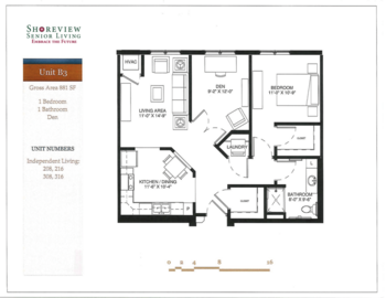Floorplan of Shoreview Senior Living, Assisted Living, Memory Care, Shoreview, MN 4