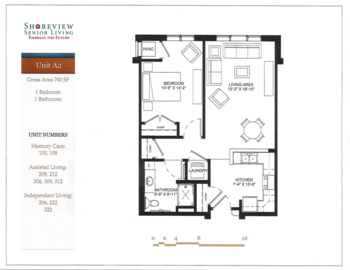 Floorplan of Shoreview Senior Living, Assisted Living, Memory Care, Shoreview, MN 5