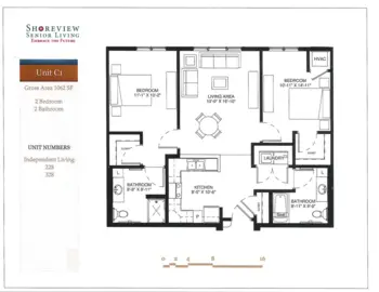Floorplan of Shoreview Senior Living, Assisted Living, Memory Care, Shoreview, MN 7