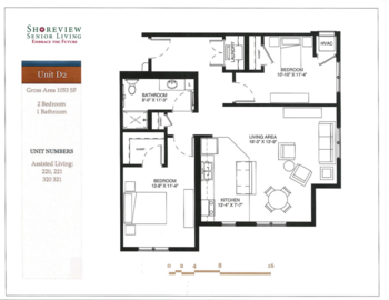 Floorplan of Shoreview Senior Living, Assisted Living, Memory Care, Shoreview, MN 20