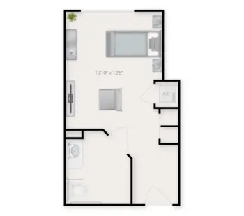 Floorplan of The Preserve at Clearwater, Assisted Living, Clearwater, FL 2