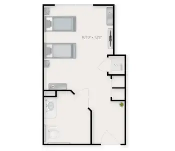 Floorplan of The Preserve at Clearwater, Assisted Living, Clearwater, FL 3