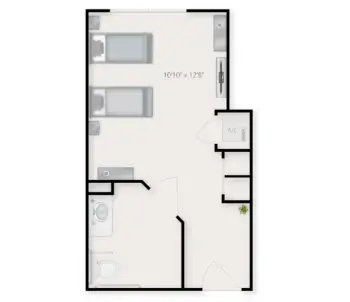 Floorplan of The Preserve at Clearwater, Assisted Living, Clearwater, FL 4