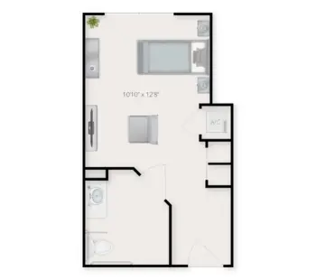 Floorplan of The Preserve at Clearwater, Assisted Living, Clearwater, FL 5
