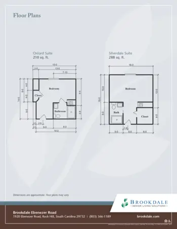 Floorplan of Brookdale Ebenezer Road, Assisted Living, Rock Hill, SC 1