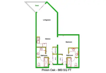 Floorplan of Granite Gate Senior Living, Assisted Living, Prescott, AZ 8